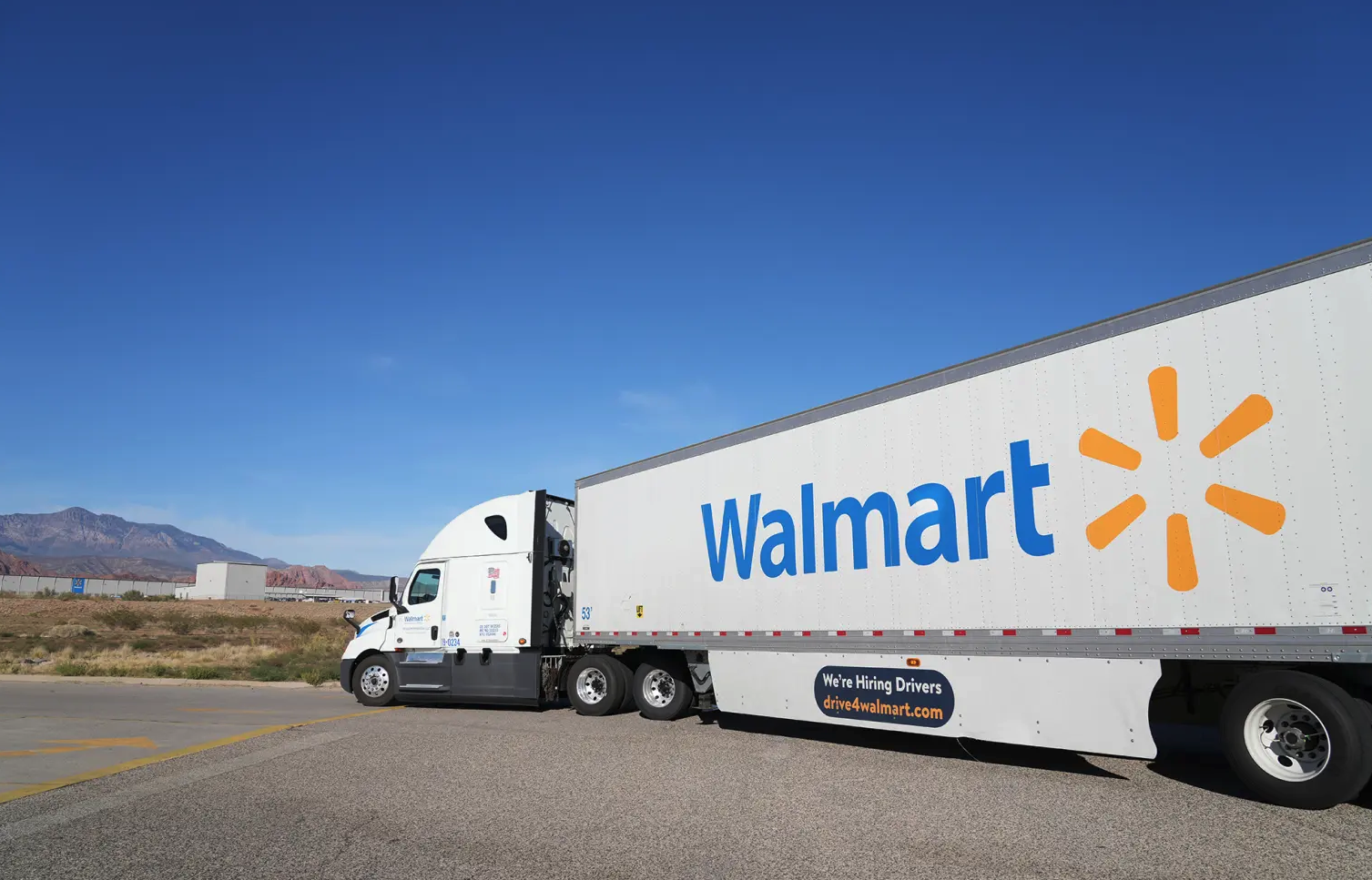 Walmart Truck - third-party sellers can offer their goods through Walmart's website.